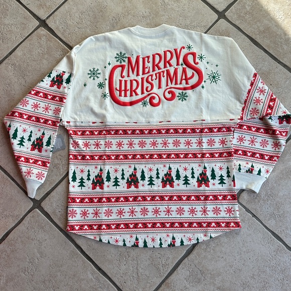 Disneyland Christmas Festive Holiday Jersey NWT size L unisex - Picture 4 of 4